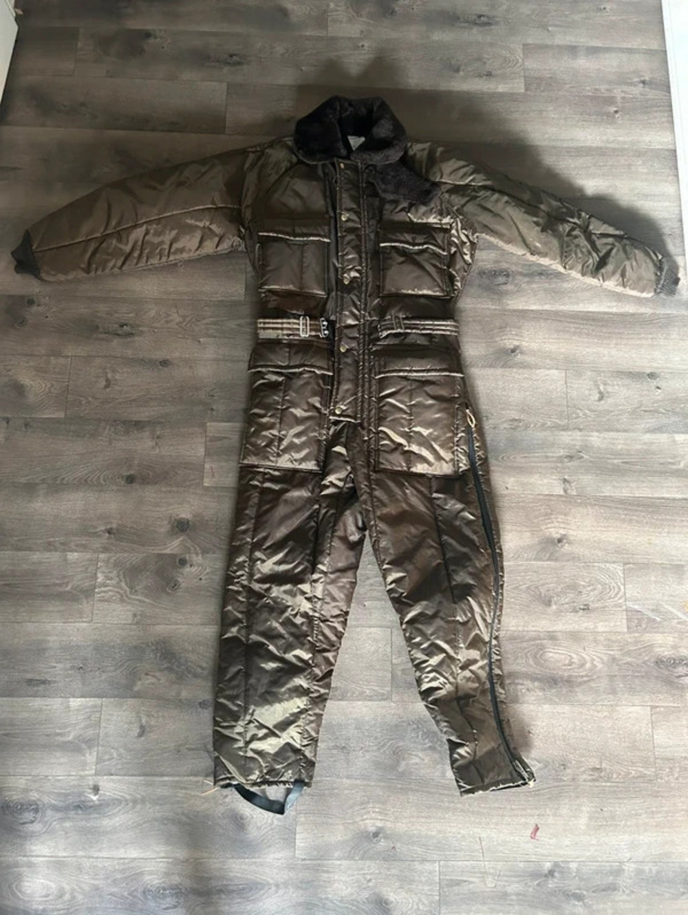Vintage Walls Blizzard-Pruf Coveralls USA Mens Insulated Snow Suit Large 42-44